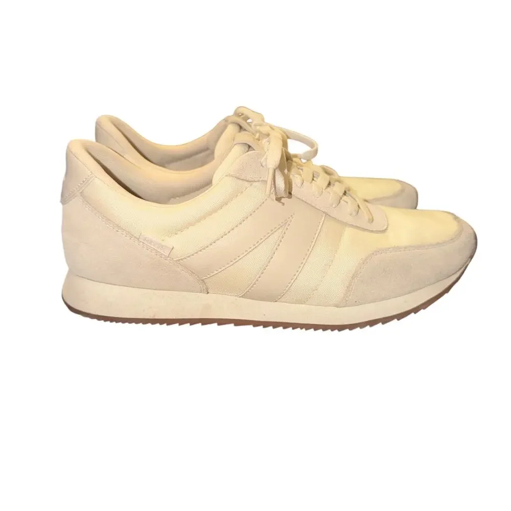 Kizik Milan Sneakers Size Women's 10.5 Men's 9 Bone Hands Free Comfort Shoes